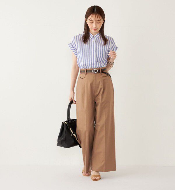 SHIPS Colors 「SHIPS Colors:ユーロ リネン (EURO Linen) ヒヨク シャツ◇」|シャツ・ブラウス|