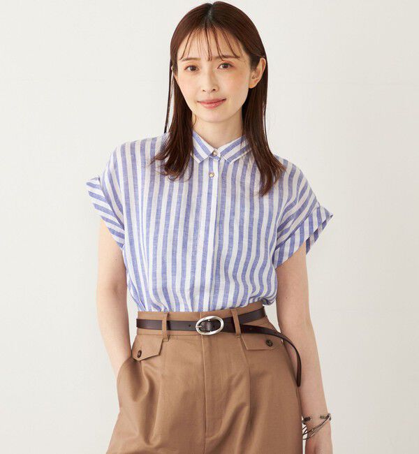 SHIPS Colors 「SHIPS Colors:ユーロ リネン (EURO Linen) ヒヨク シャツ◇」|シャツ・ブラウス|