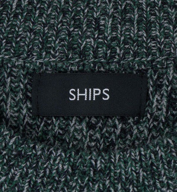 SHIPS「SHIPS:〈手洗い可能〉メランジ クルーネック ニット」|ニット・セーター|