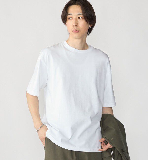 SHIPS「City Ambient Products: オーバーサイズ リラックス ボックス Tシャツ」|Tシャツ・カットソー|ホワイト