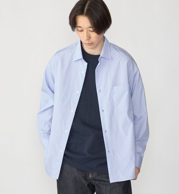 SHIPS「City Ambient Products: オーバーサイズ リラックス ボックス Tシャツ」|Tシャツ・カットソー|