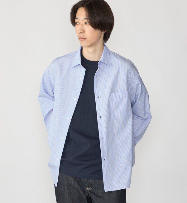 SHIPS「City Ambient Products: オーバーサイズ リラックス ボックス Tシャツ」|Tシャツ・カットソー|