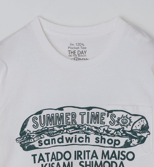SHIPS「【WEB限定/SHIPS別注】THE DAY ON THE BEACH: THATS SURF LIFE ポケット Tシャツ」|Tシャツ・カットソー|