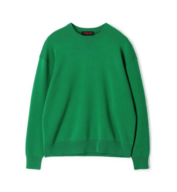 CABaN「CABaN コットンカシミヤ クルーネックプルオーバー」|ニット・セーター|57フォレストグリーン