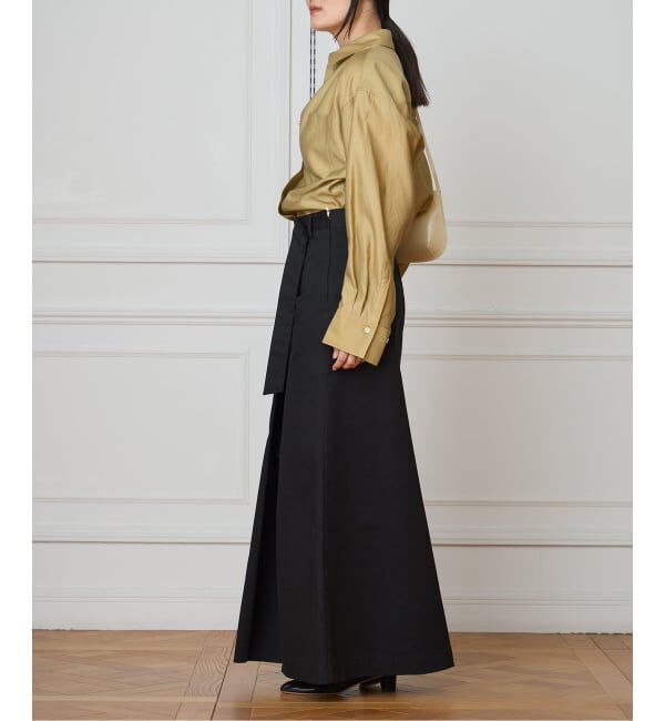 IENA LA BOUCLE「《洗濯機洗い可》IENA LA BOUCLE コットンサテンシャツ」|シャツ・ブラウス|