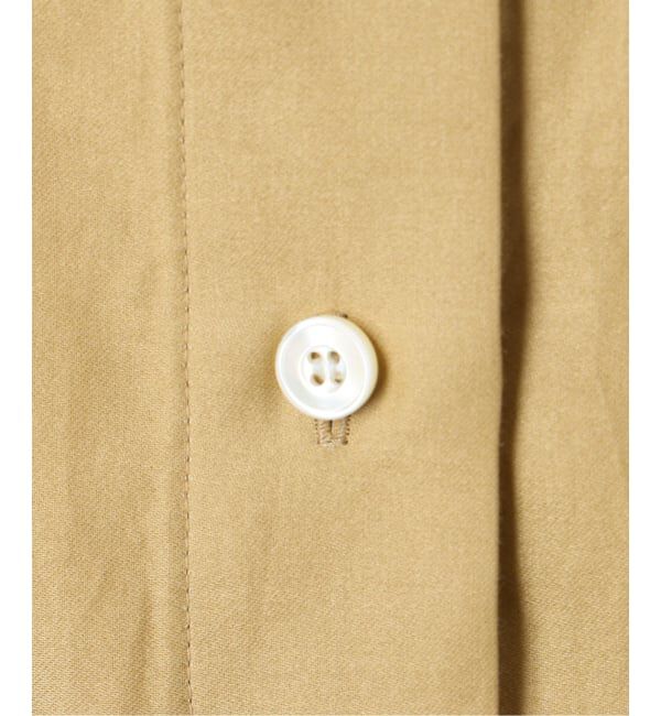 IENA LA BOUCLE「《洗濯機洗い可》IENA LA BOUCLE コットンサテンシャツ」|シャツ・ブラウス|