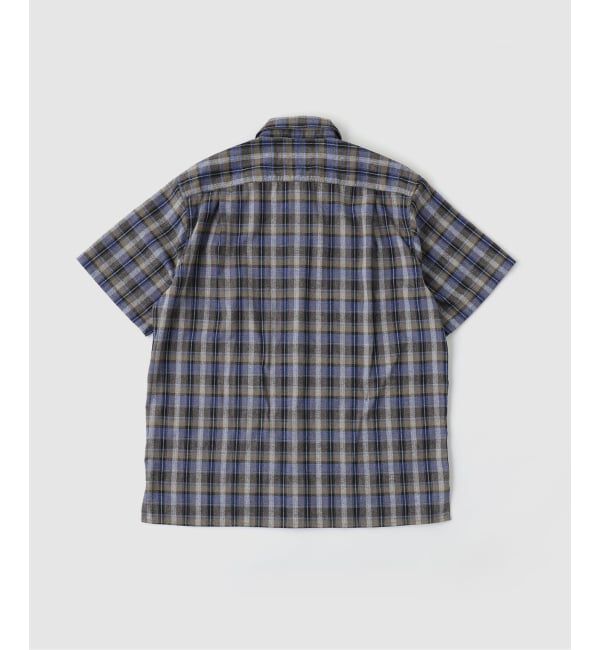 PULP「ERL / イーアールエル UNISEX GREY CHECK SHORT SLEEVE SHIRT」|シャツ・ブラウス|