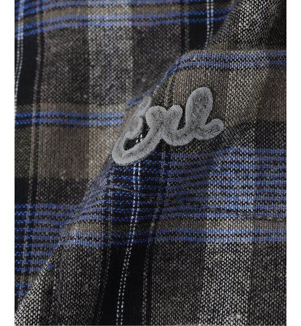 PULP「ERL / イーアールエル UNISEX GREY CHECK SHORT SLEEVE SHIRT」|シャツ・ブラウス|