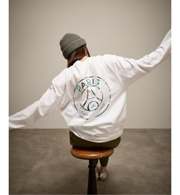 Paris Saint-Germain「【Paris Saint-Germain / パリ・サン＝ジェルマン】 JP BACK EMBLEM L/S」|Tシャツ・カットソー|