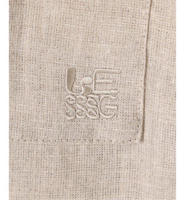 journal standard L'essage「ヨーロピアンフラックス刺しゅうショートシャツ」|シャツ・ブラウス|