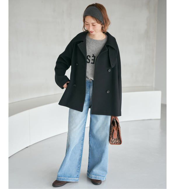 Spick and Span「《追加》S160スタンドカラーショートコート」|その他|