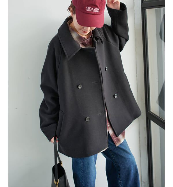 Spick and Span「《追加》S160スタンドカラーショートコート」|その他|