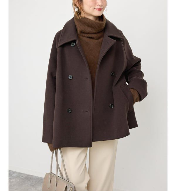 Spick and Span「《追加》S160スタンドカラーショートコート」|その他|