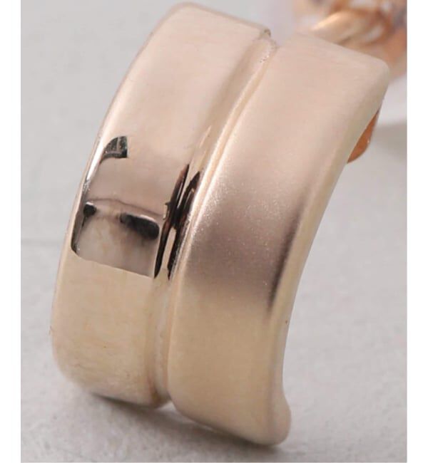 Lilas by Spick&Span「《WEB限定》ハーフマットピアス K10（両耳）」|ピアス|