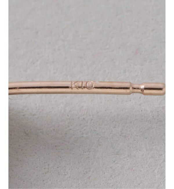 Lilas by Spick&Span「《WEB限定》ハーフマットピアス K10（両耳）」|ピアス|