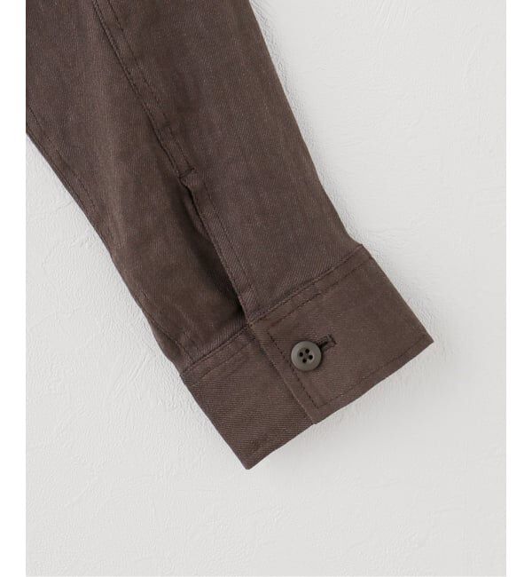 Spick and Span「《洗濯機洗い可》リネンミックスストレッチシャツジャケット」|その他|