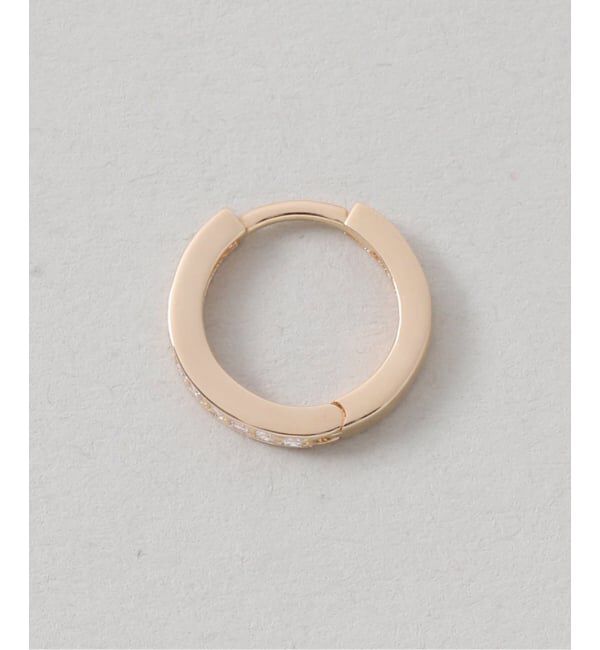 Lilas by Spick&Span「ハーフエタニティーダイヤピアス K18（両耳）」|ピアス|