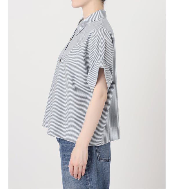 Spick and Span「ハーフスリーブポプリンシャツ」|シャツ・ブラウス|