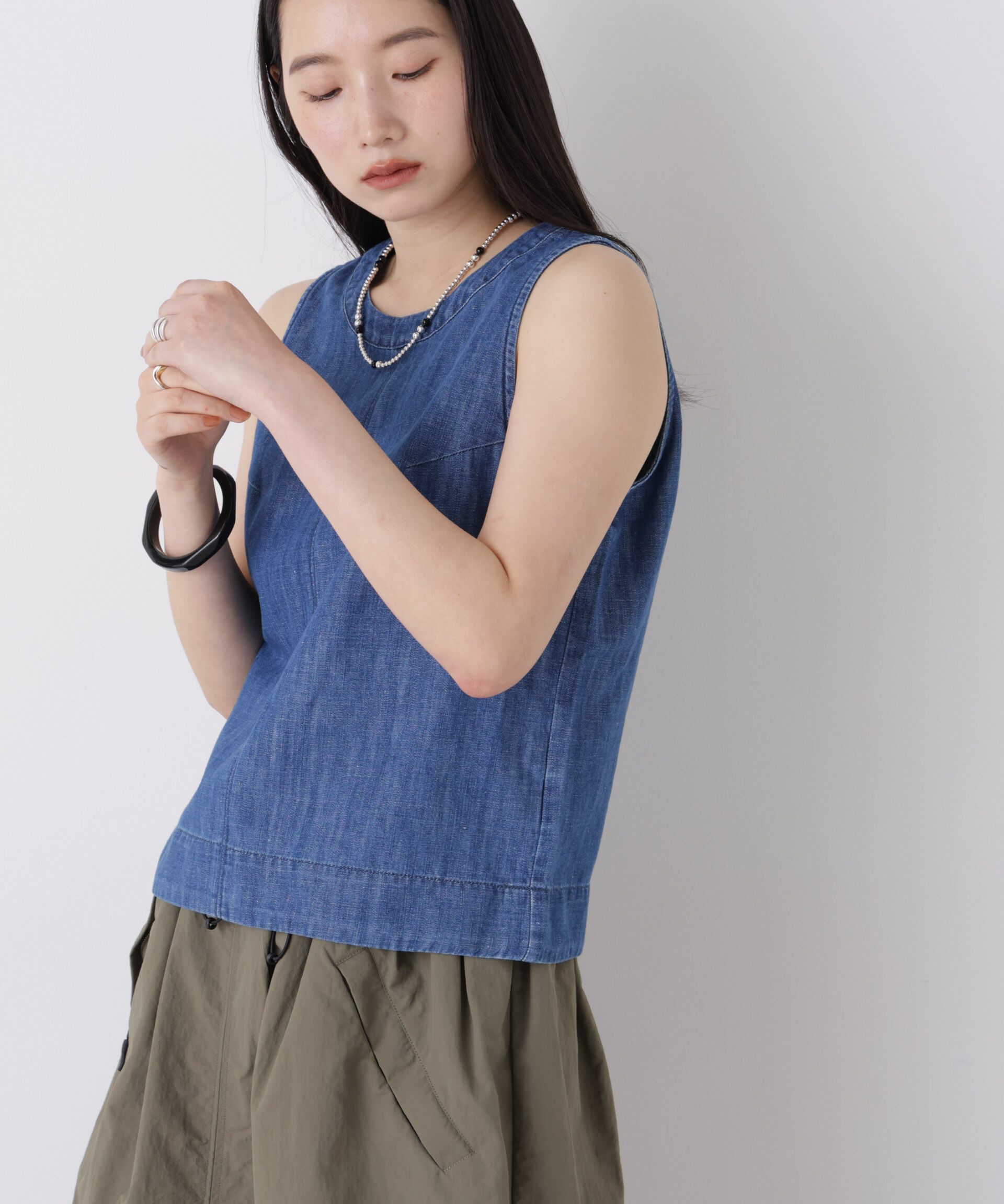 nano･universe「Healthy DENIM/Breezy Coconuts(セットアップ可)」|シャツ・ブラウス|