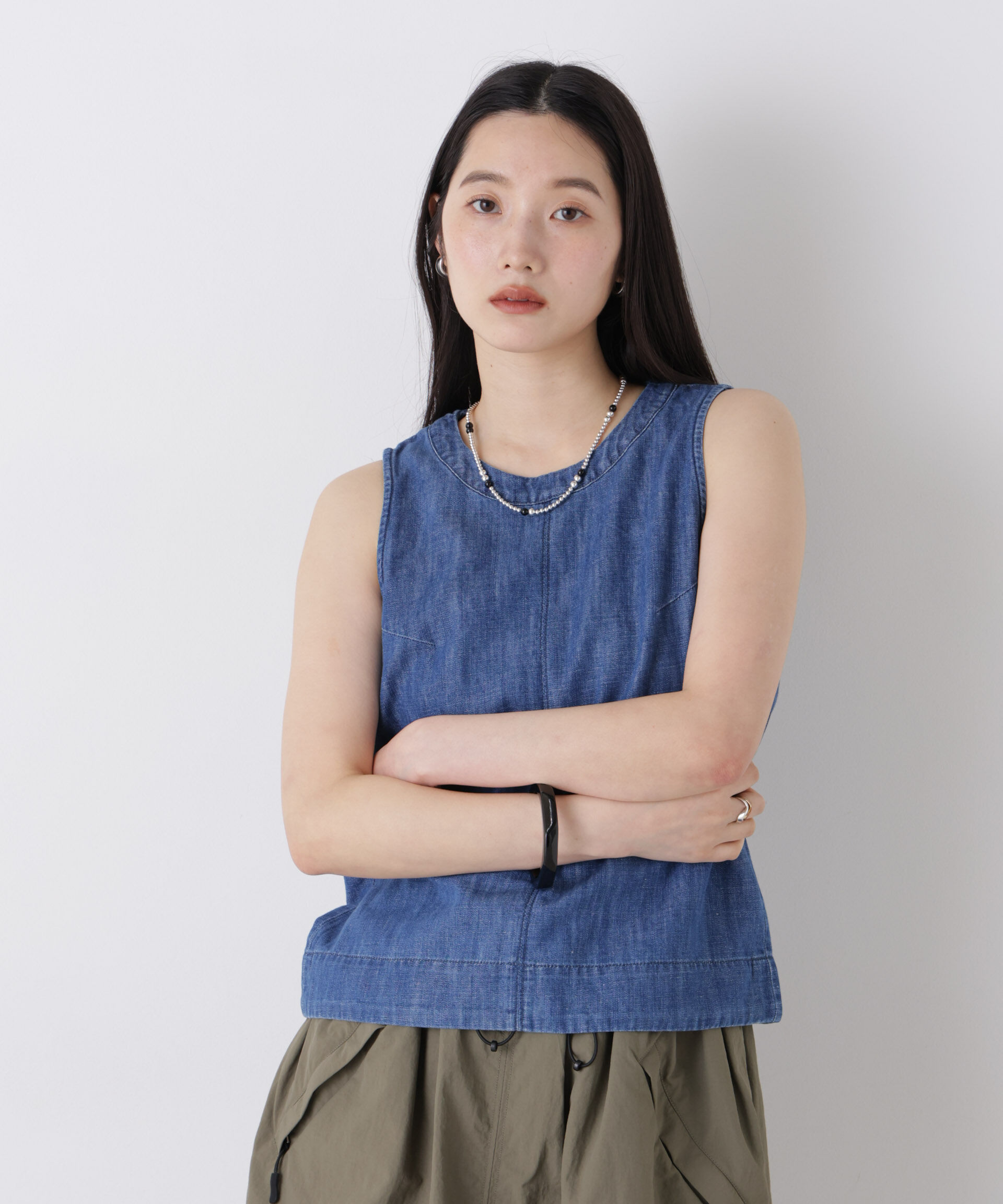 nano･universe「Healthy DENIM/Breezy Coconuts(セットアップ可)」|シャツ・ブラウス|
