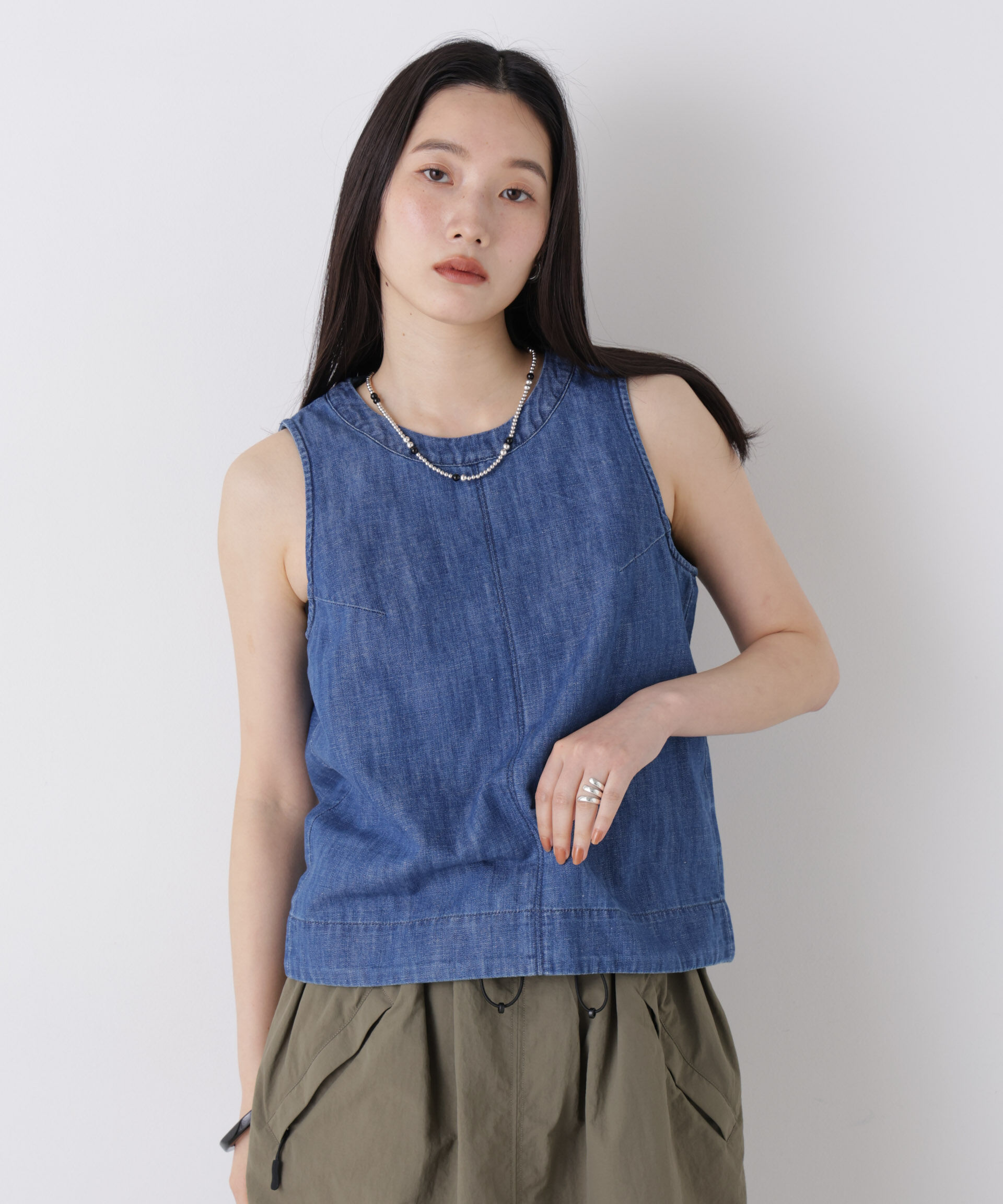 nano･universe「Healthy DENIM/Breezy Coconuts(セットアップ可)」|シャツ・ブラウス|