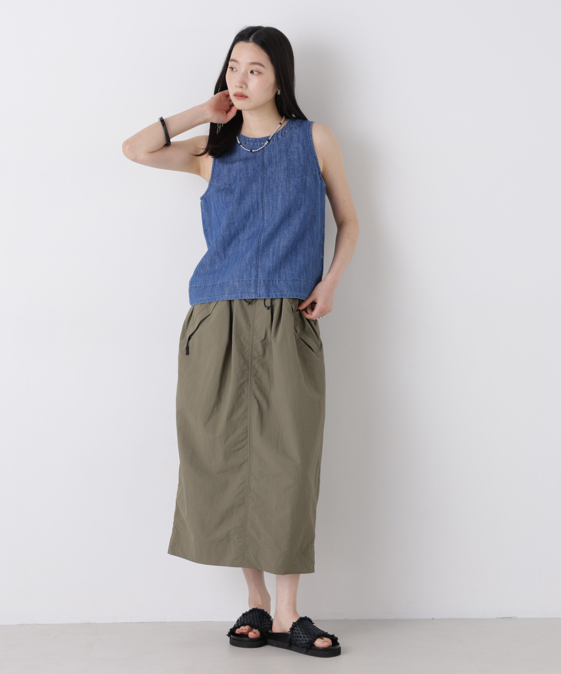 nano･universe「Healthy DENIM/Breezy Coconuts(セットアップ可)」|シャツ・ブラウス|