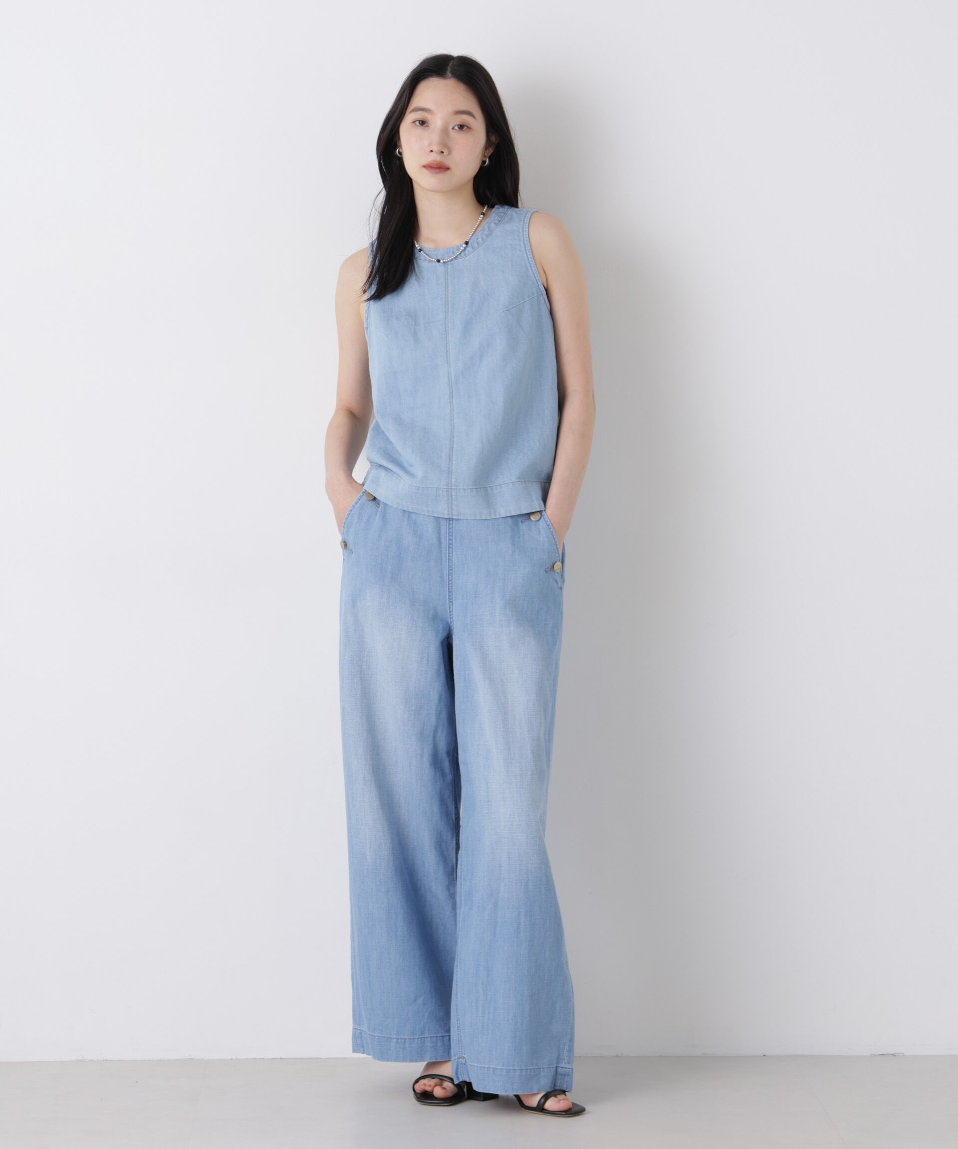 nano･universe「Healthy DENIM/Breezy Coconuts(セットアップ可)」|シャツ・ブラウス|