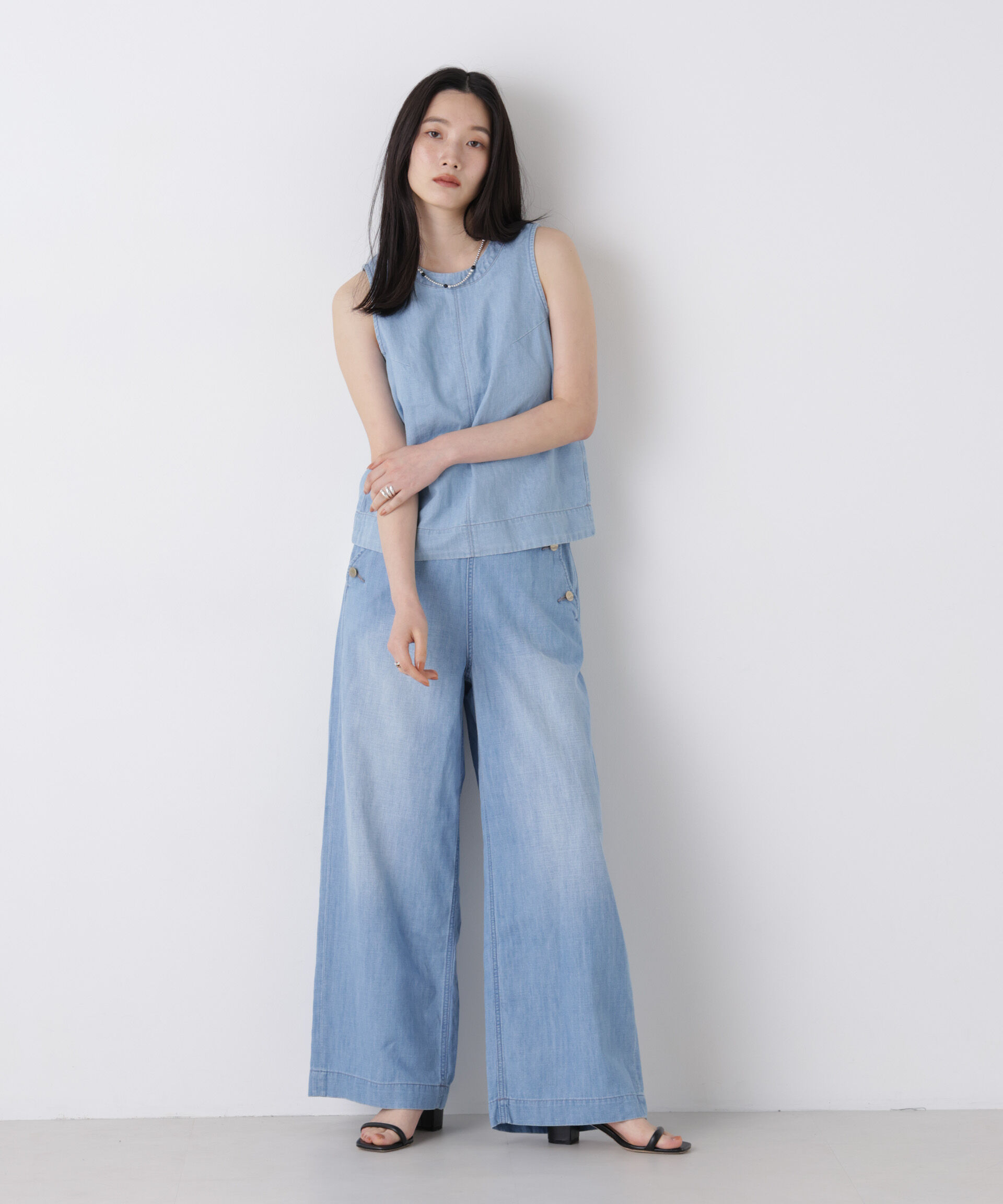 nano･universe「Healthy DENIM/Breezy Coconuts(セットアップ可)」|シャツ・ブラウス|