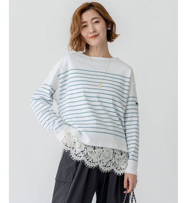 23区「【洗える】Armor-lux スムース パネルボーダー カットソー」|Tシャツ・カットソー|ｵﾌ&times;ｴﾒﾗﾙ