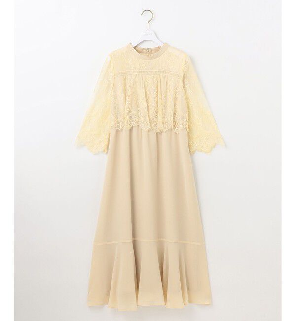 any SiS「【洗える】レーシーケープ ドレス」|ドレス|