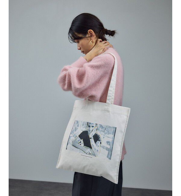 SALON adam et rope'「【Jim Goldberg for SALON】フォトプリントトート」|トートバッグ|オフホワイト(15)