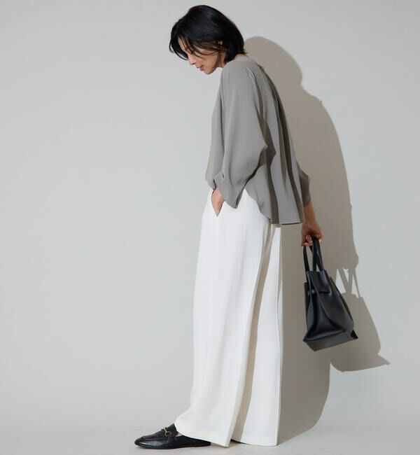 TIARA「タックワイドドレープパンツ」|その他|