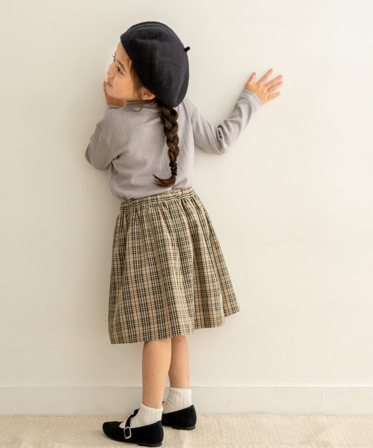 URBAN RESEARCH DOORS「チェックギャザースカート(KIDS)」|その他|