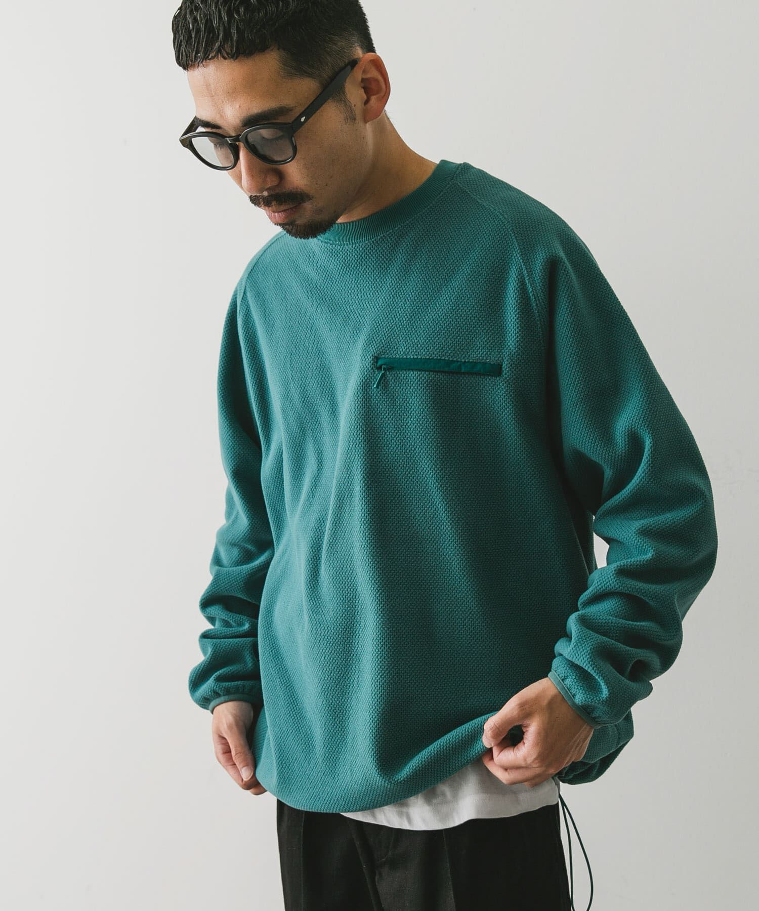 URBAN RESEARCH DOORS「『UR TECH』ピケフリース プルオーバー」|Tシャツ・カットソー|