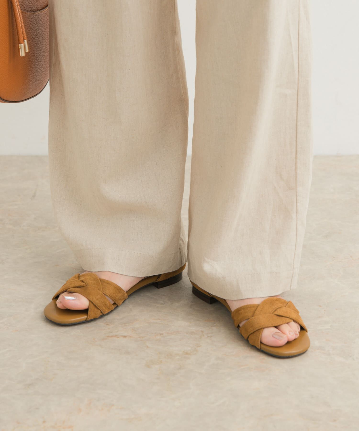 URBAN RESEARCH DOORS「『一部WEB限定カラー』セパレートフラットサンダル」|サンダル|