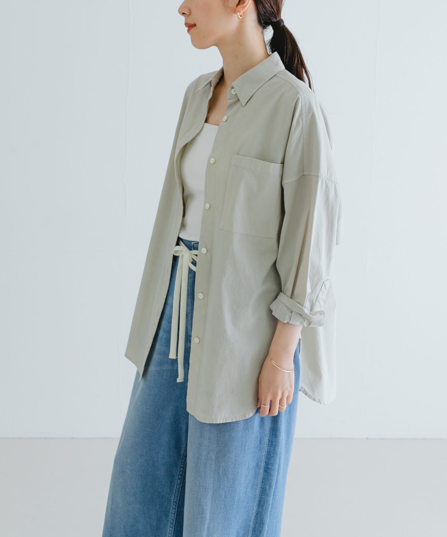URBAN RESEARCH「new basic　ガーメントダイオーバーシャツ」|シャツ・ブラウス|