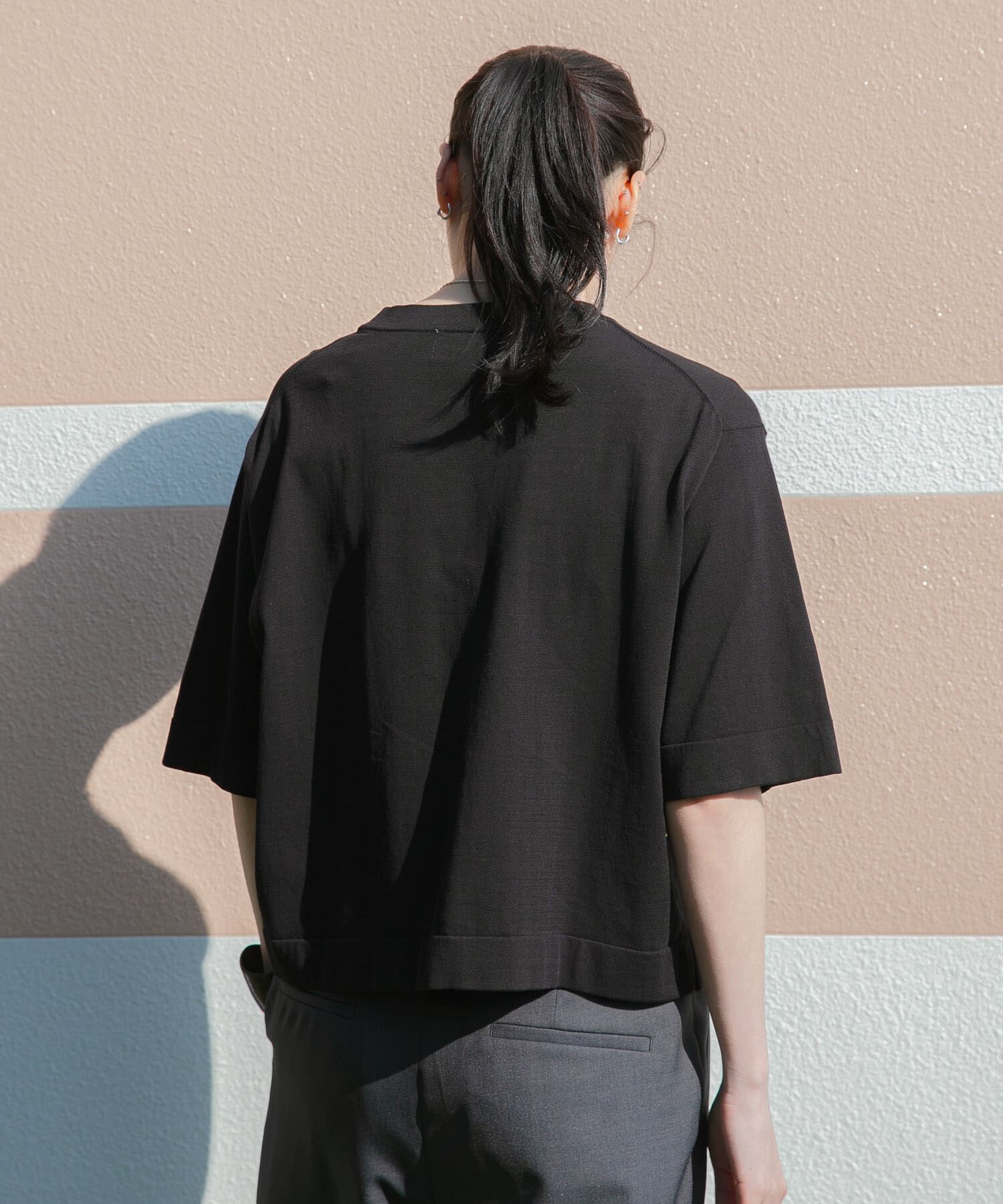 URBAN RESEARCH「new basic　ハイゲージニットTシャツ」|Tシャツ・カットソー|