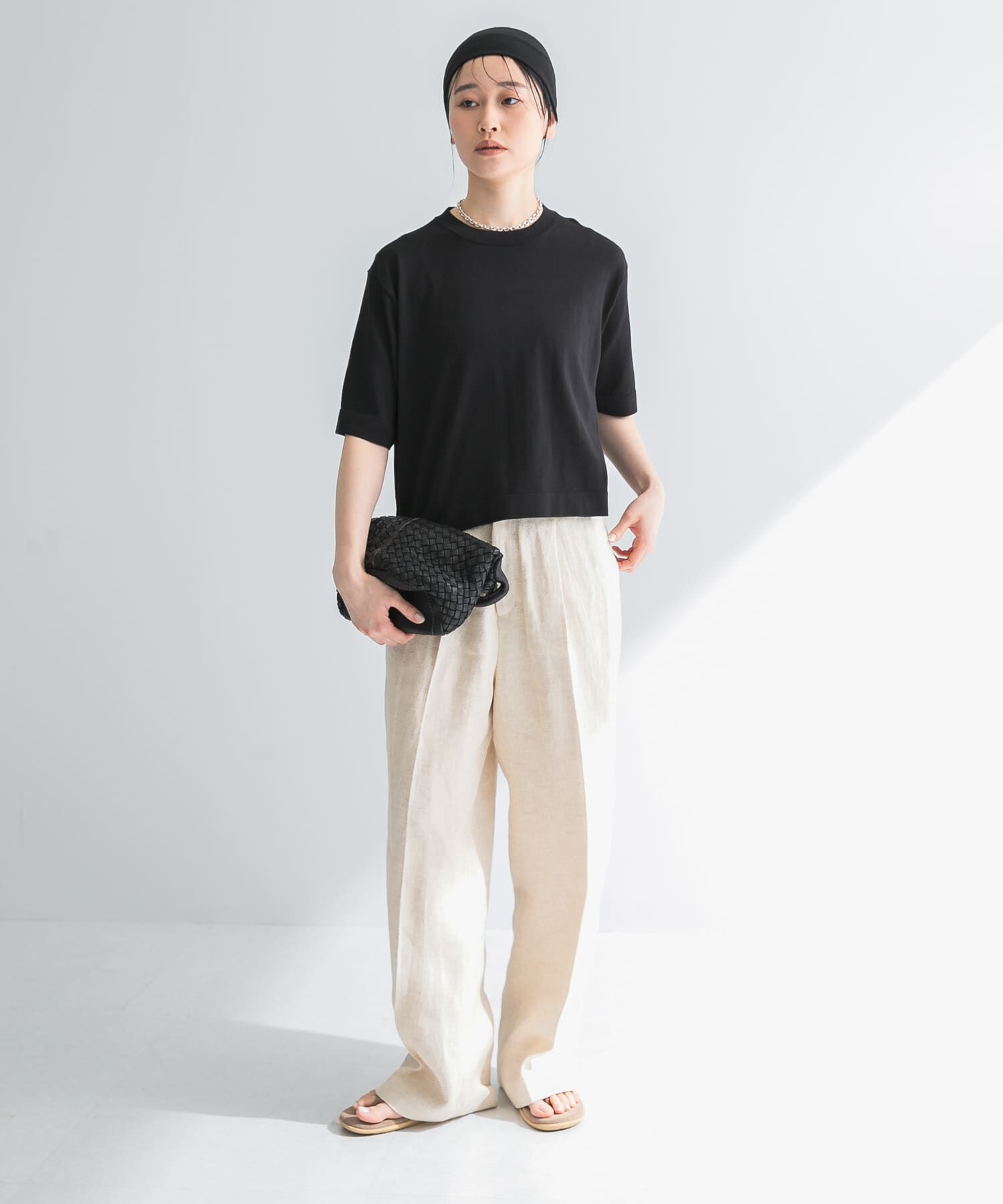 URBAN RESEARCH「new basic　ハイゲージニットTシャツ」|Tシャツ・カットソー|