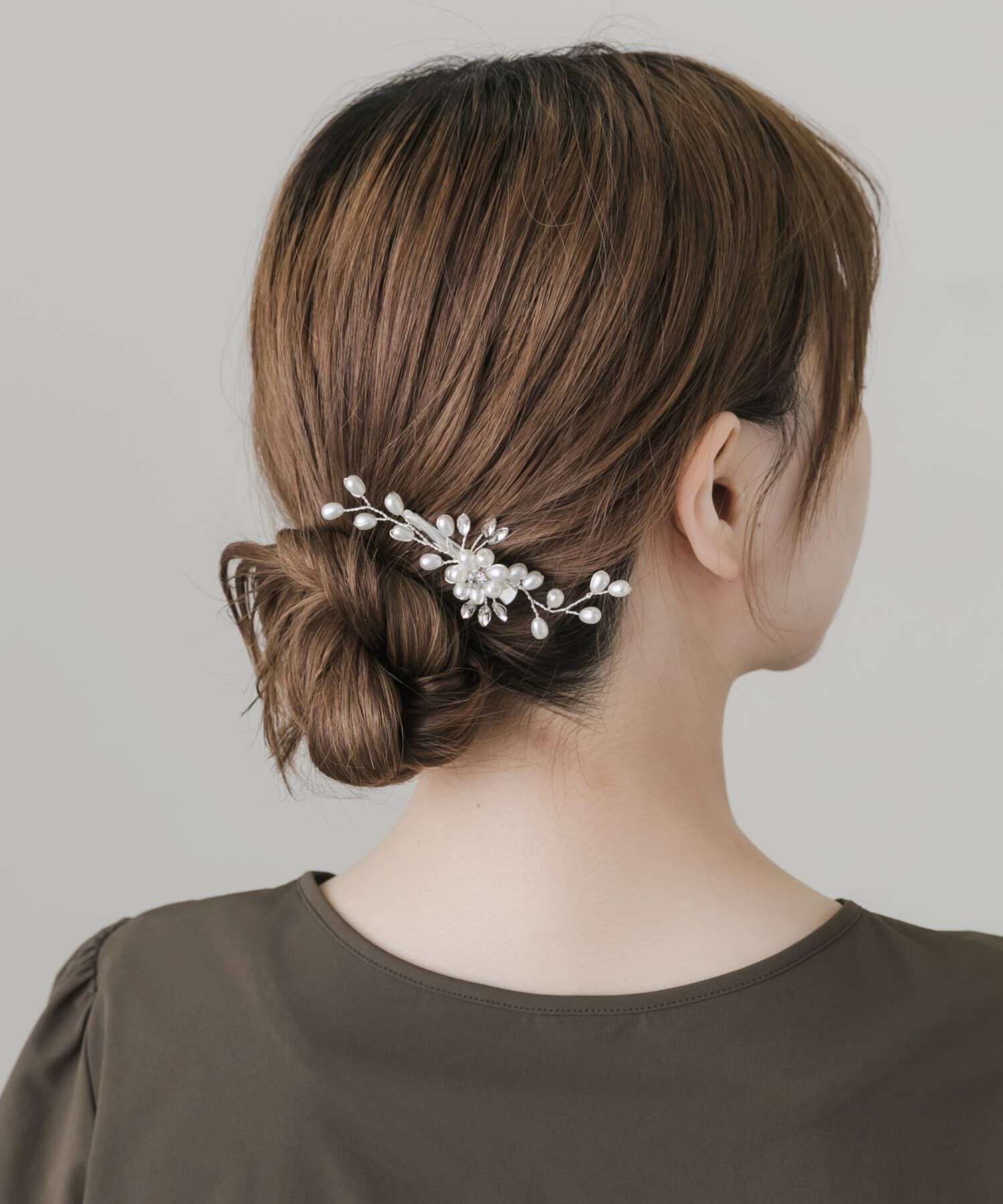 SMELLY「フラワーモチーフパールヘアクリップ」|その他|