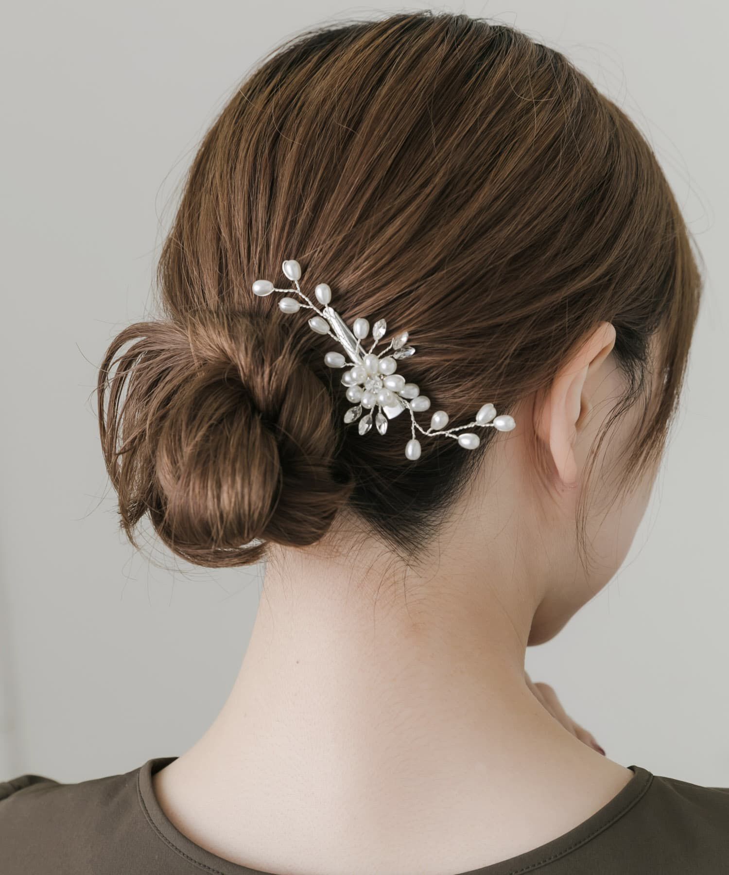 SMELLY「フラワーモチーフパールヘアクリップ」|その他|