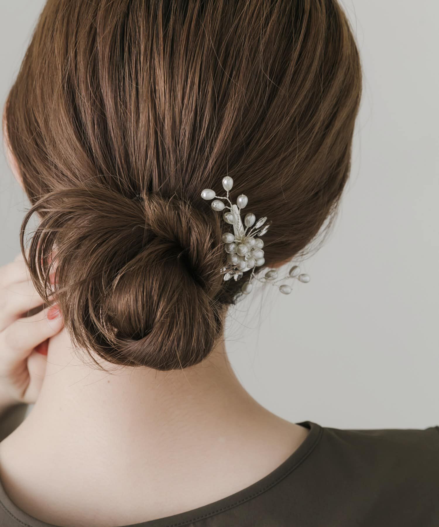 SMELLY「フラワーモチーフパールヘアクリップ」|その他|
