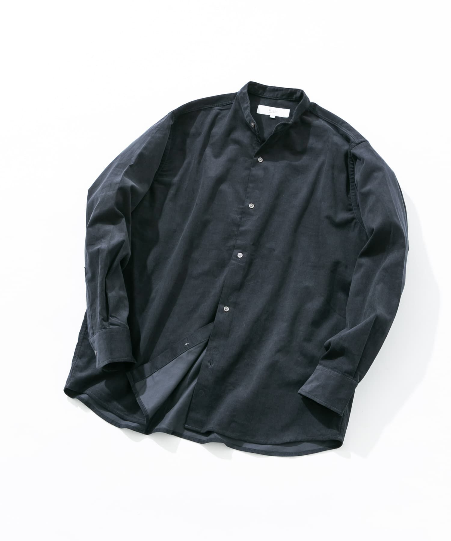 URBAN RESEARCH ROSSO「アーバンリラックスコーデュロイバンドシャツ」|シャツ・ブラウス|