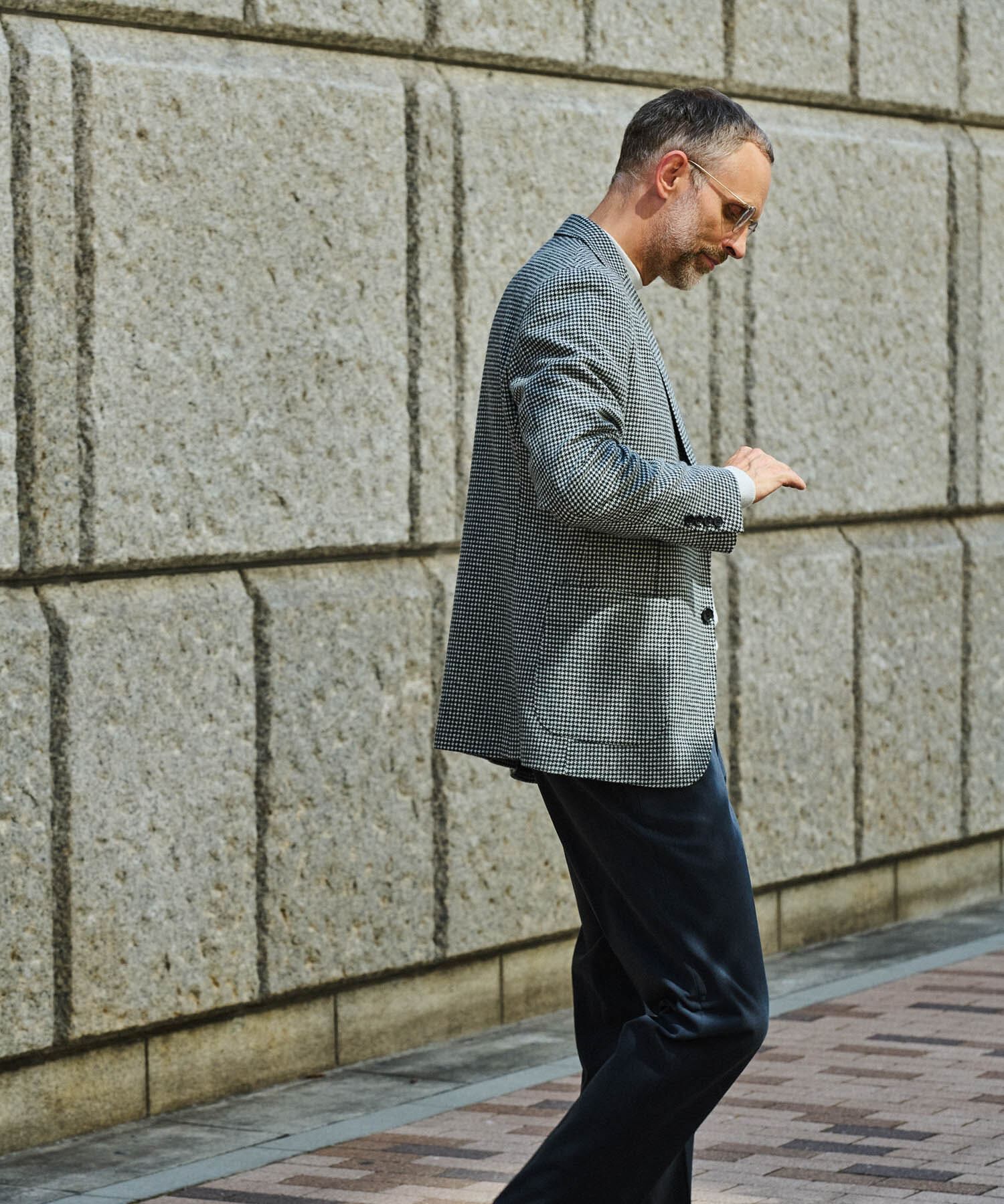 URBAN RESEARCH DOORS「LIFE STYLE TAILOR　千鳥柄ツイードジャケット」|その他|