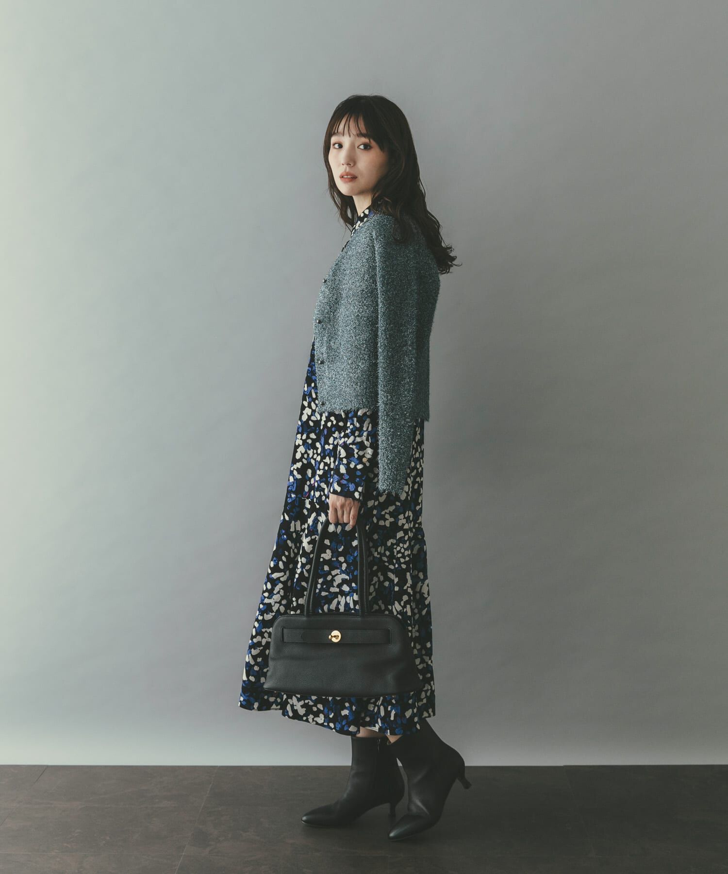 URBAN RESEARCH ROSSO「ラメシャギーカーディガン」|カーディガン|