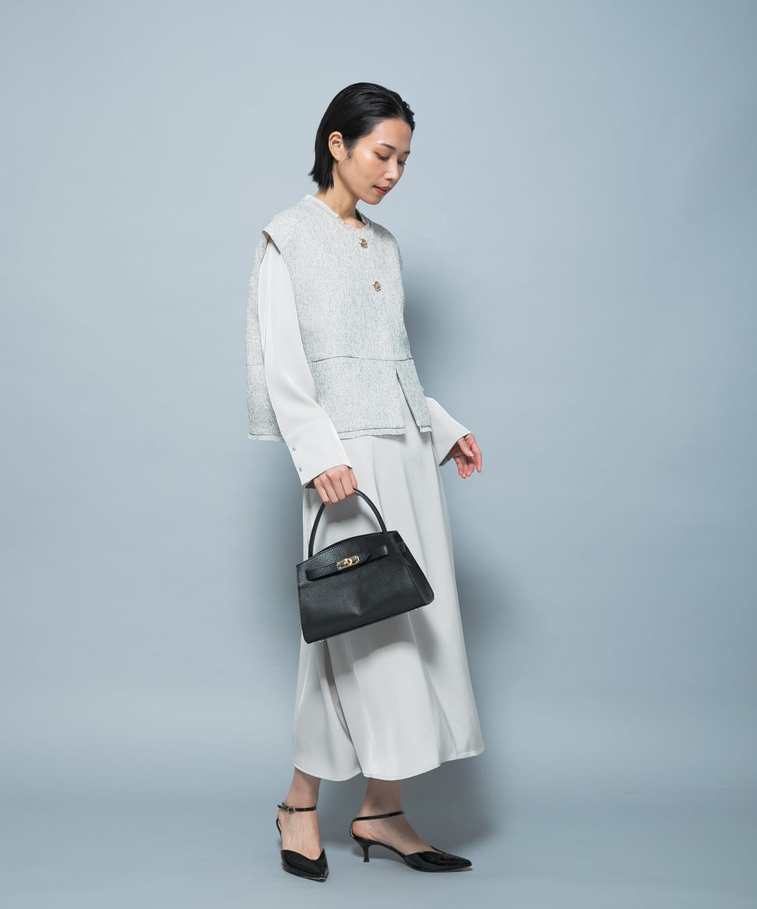 URBAN RESEARCH ROSSO「ベルト付カシュクールサテンワンピース」|ワンピース|