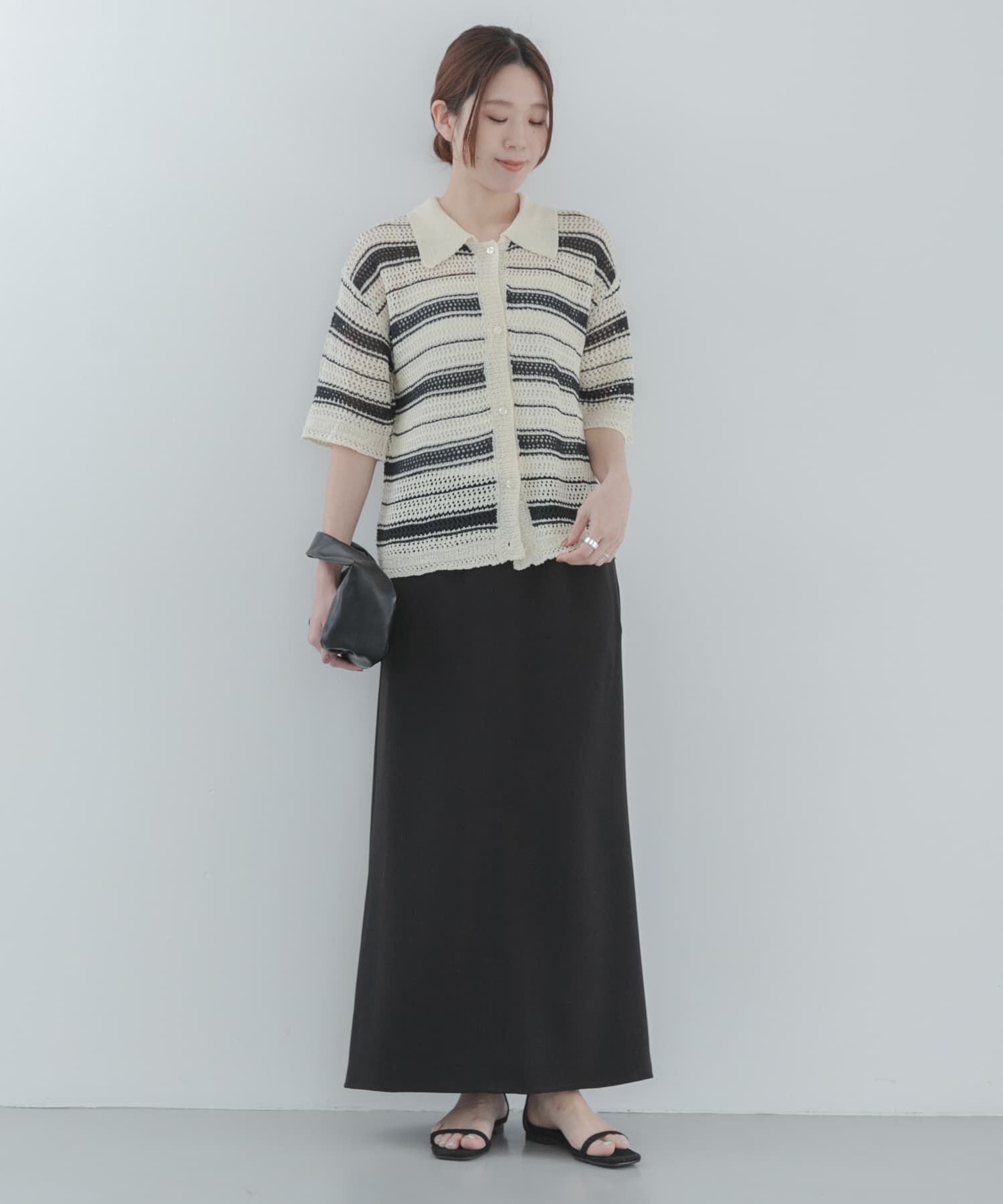 Sonny Label 「Iラインダブルクロススカート」|スカート|