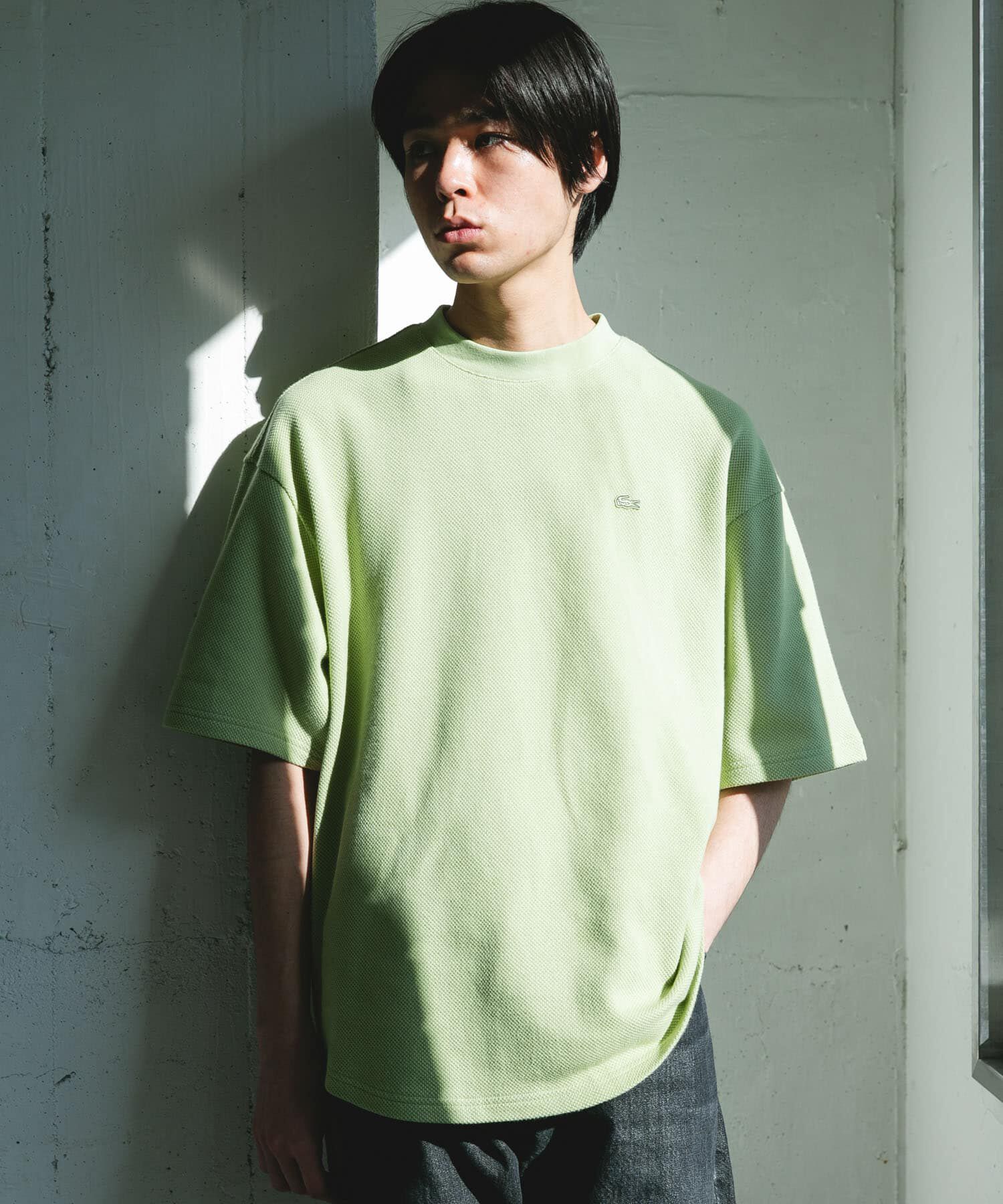 URBAN RESEARCH DOORS「『別注』LACOSTE&times;DOORS　THICK PIQUE ROUND SHORT-SLEEVE」|Tシャツ・カットソー|
