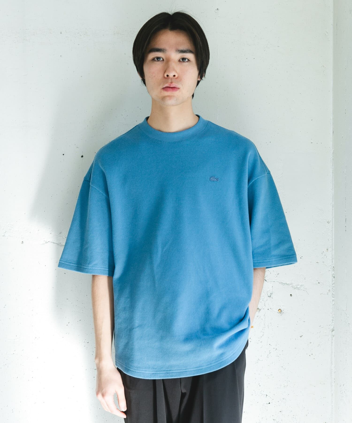URBAN RESEARCH DOORS「『別注』LACOSTE&times;DOORS　THICK PIQUE ROUND SHORT-SLEEVE」|Tシャツ・カットソー|