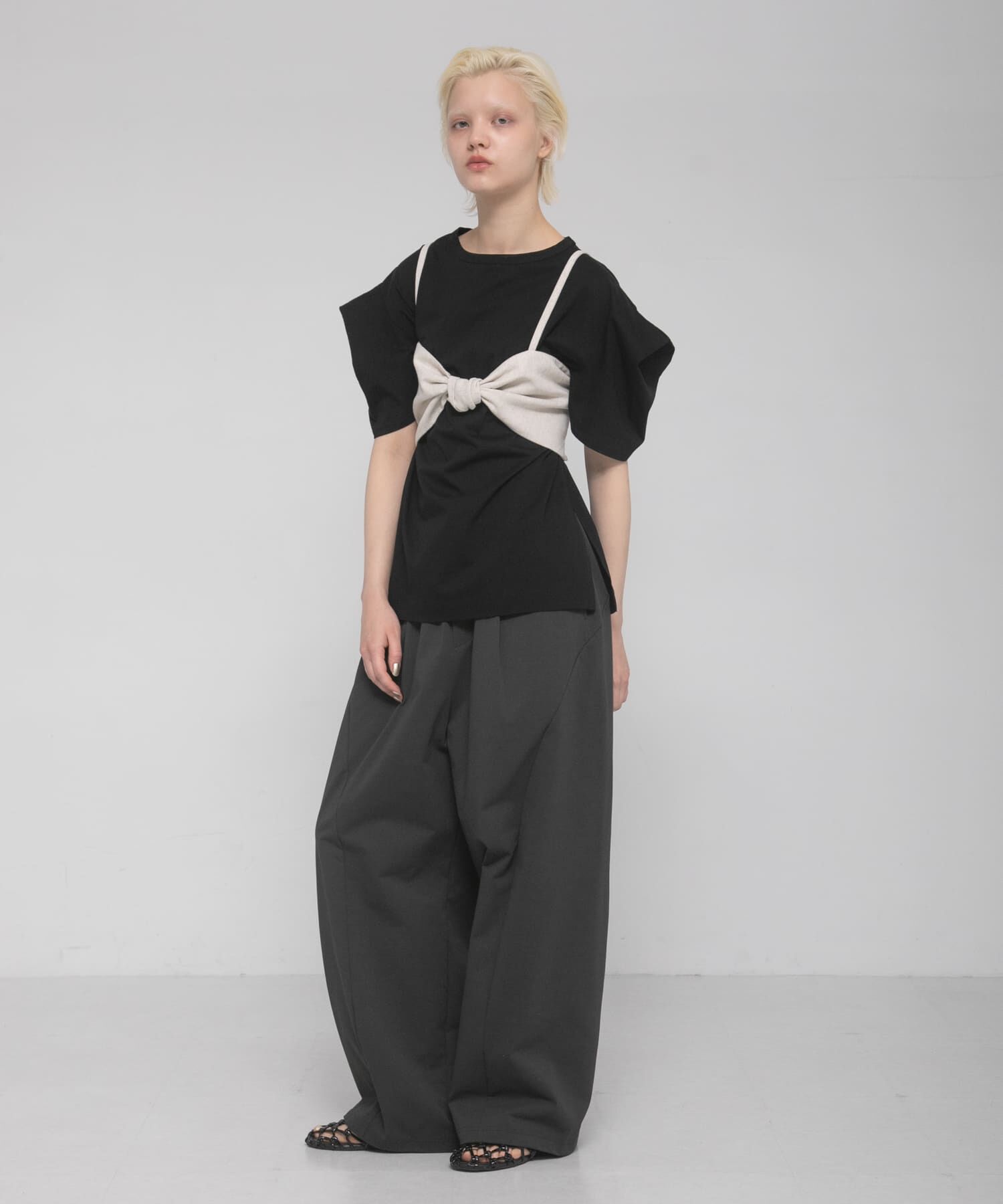 LAATO「tack sleeve tee」|Tシャツ・カットソー|