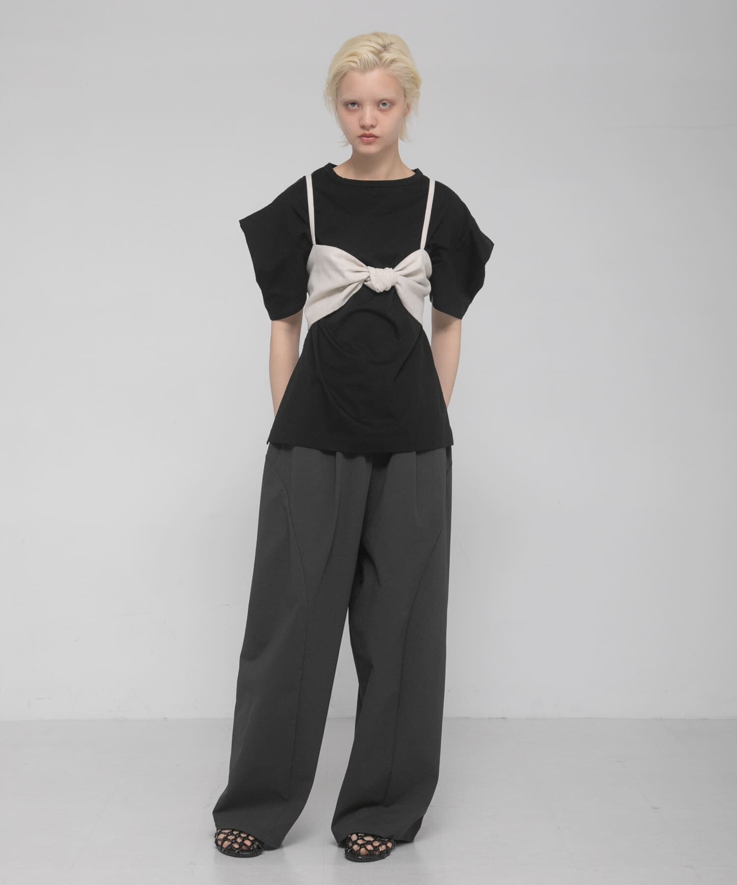 LAATO「tack sleeve tee」|Tシャツ・カットソー|